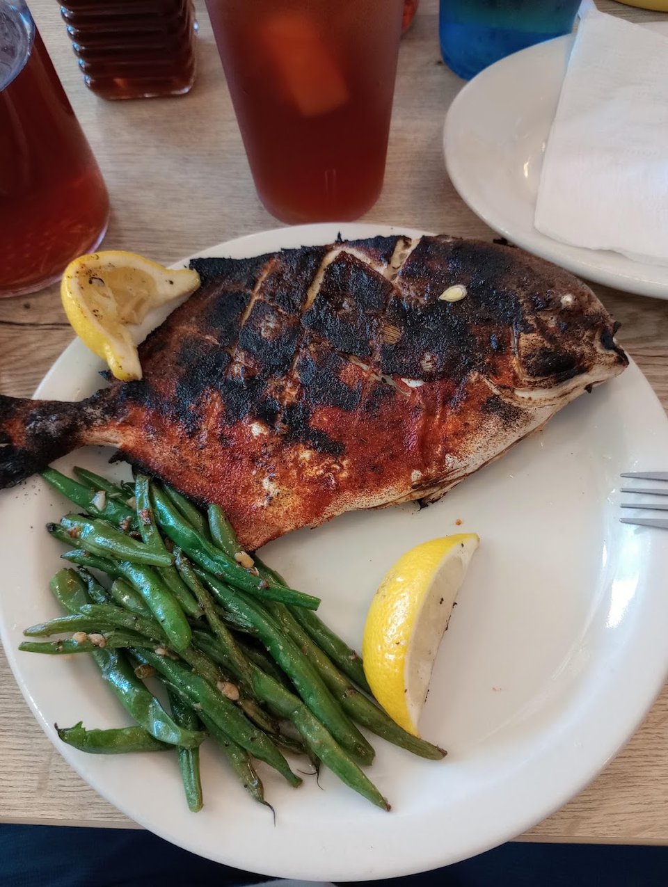 Blackened Pompano Fish